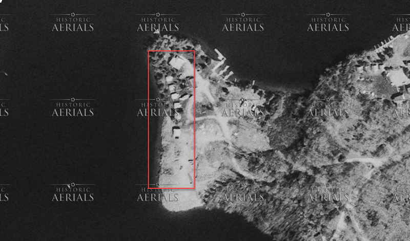 Indianhead Resort (Island View at the Arrows) - 1976 Aerial Photo